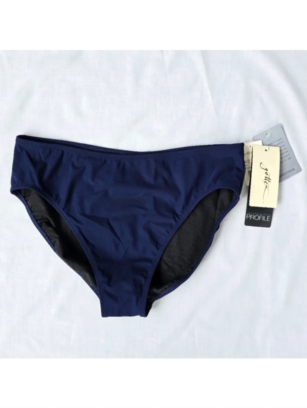 Profile by Gottex▪️Navy Tutti Frutti Bikini Bottom Full Coverage